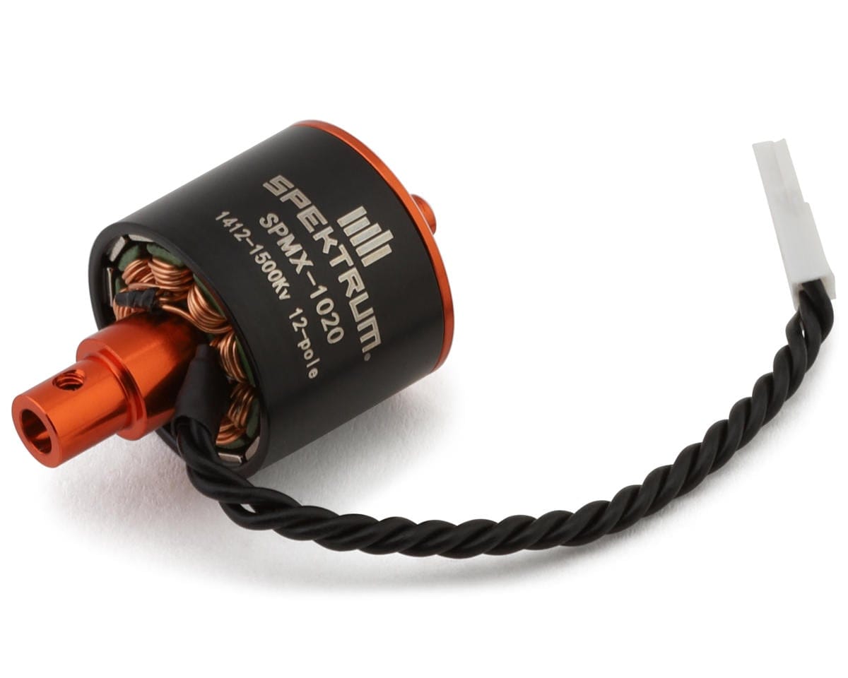Spektrum 1412-1500Kv 14 Pole Brushless Outrunner, Micro Draco