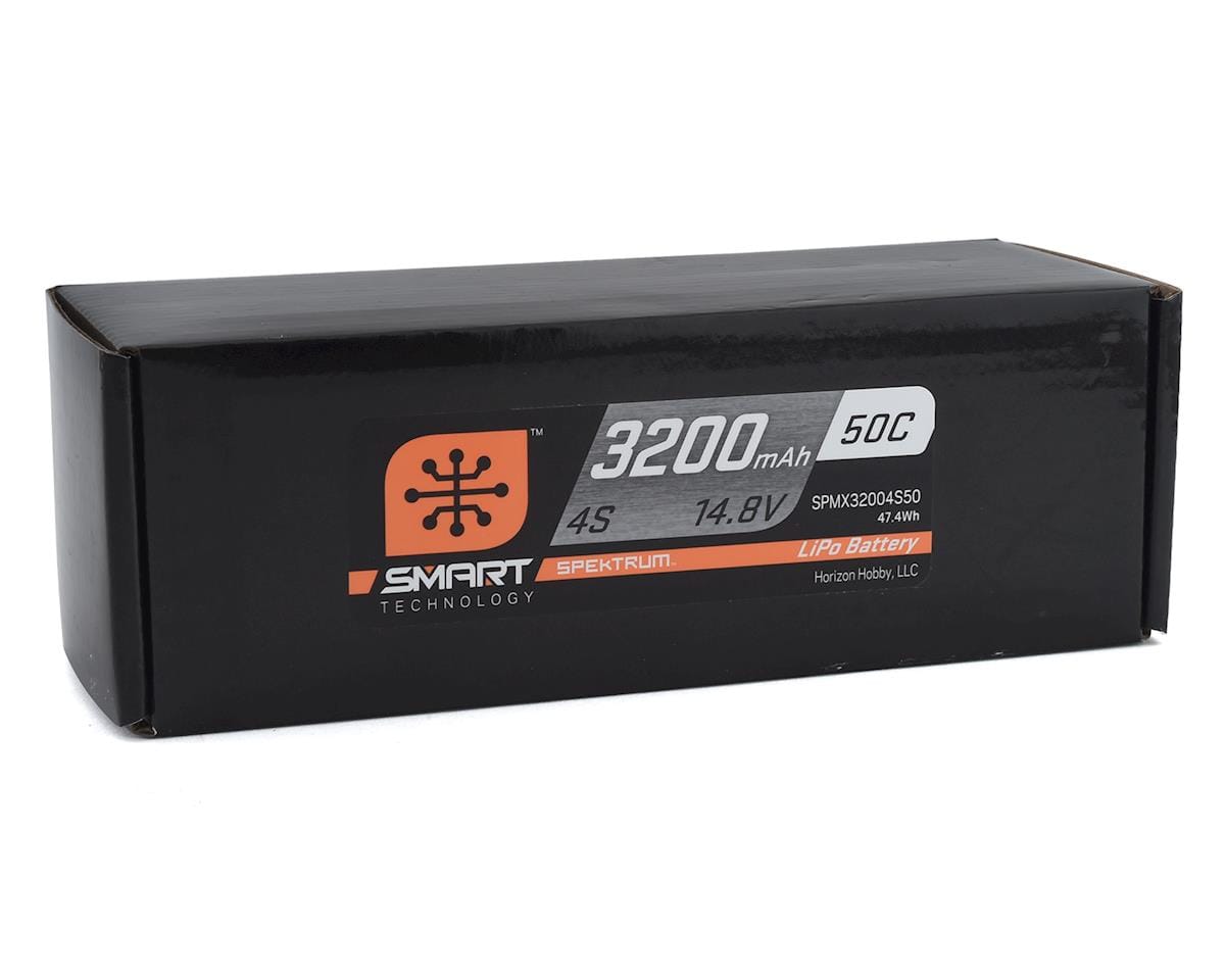 Spektrum 3200mah 4S 14.8v 50C Smart LiPo Battery with IC3 Connector [SPMX32004S50]
