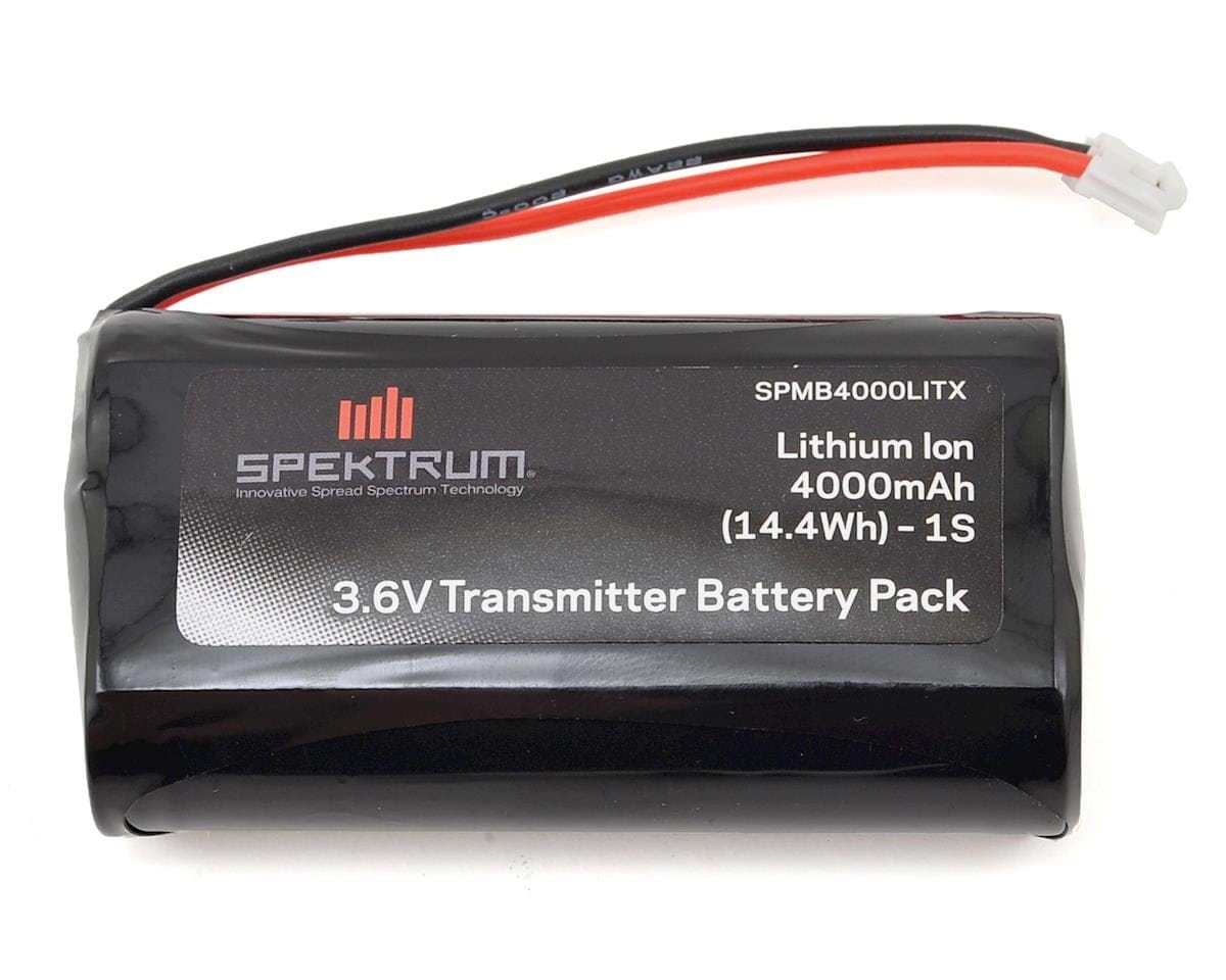 Spektrum SPMB4000LITX 4000mAh 1S Li-Ion Transmitter Battery DX6R