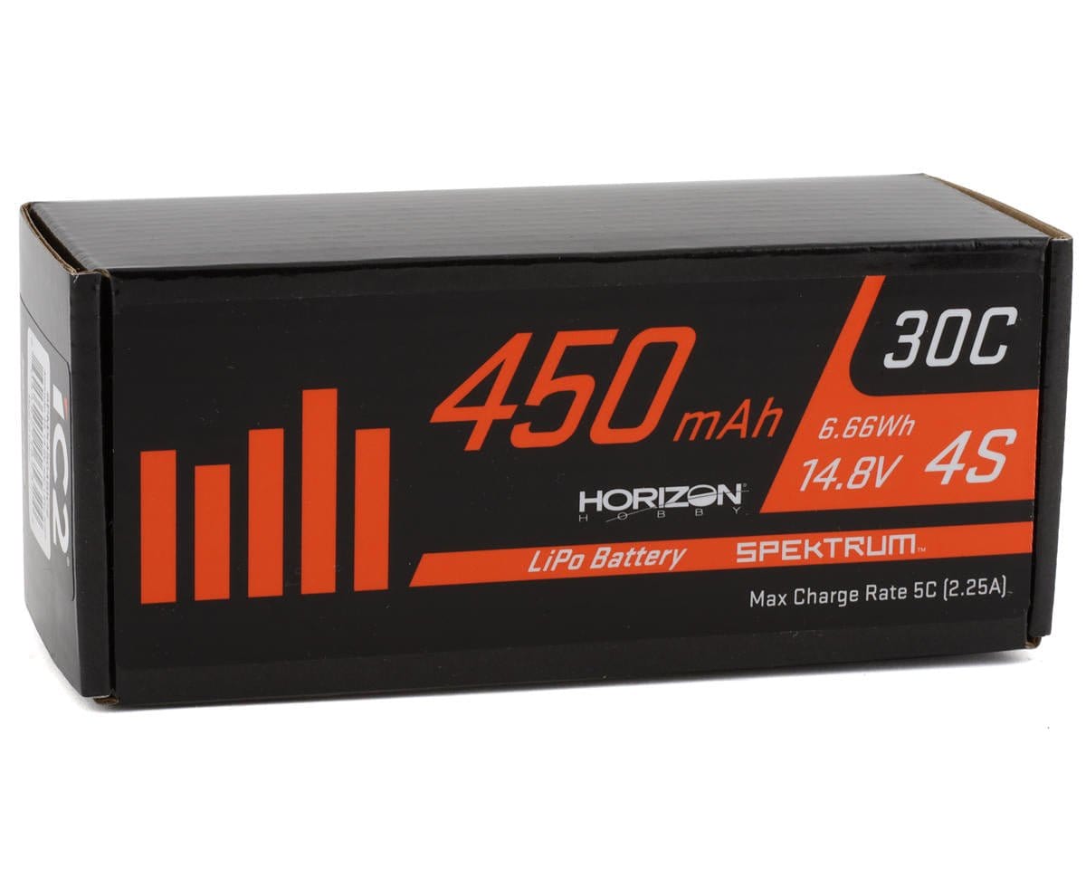 Spektrum 450mah 4S 14.8v 30c LiPo Battery with IC2 Connector - Hobbytech Toys