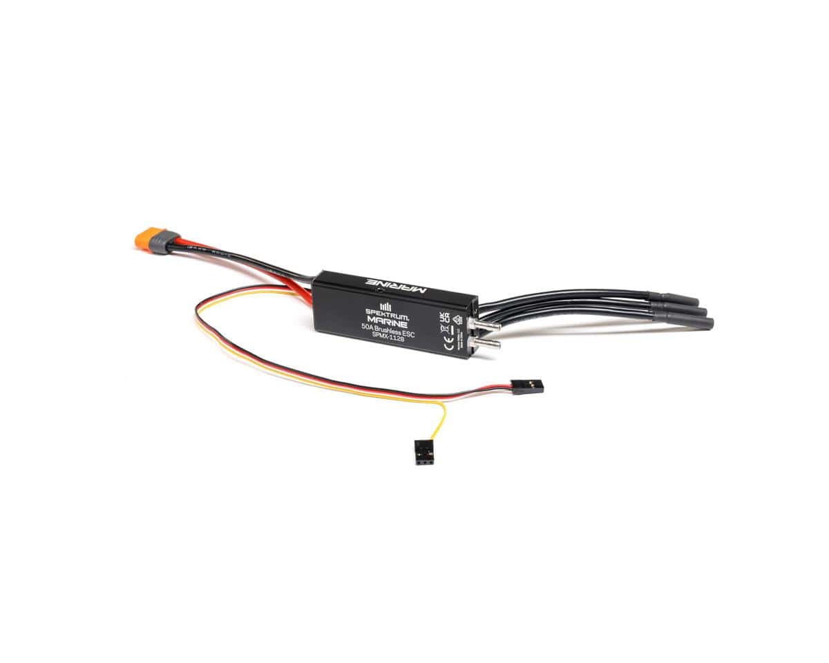 Spektrum 50A Brushless Marine ESC, Sonicwake 24