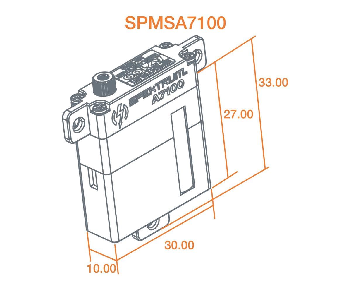 Spektrum A7100 Wing Servo SPMSA7100 alternate view 3