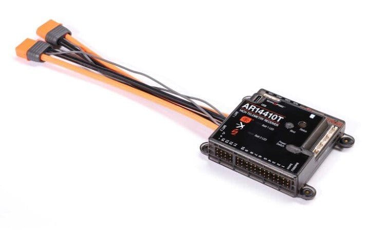 Spektrum AR14410T 14 Channel PowerSafe Telemetry Receiver [SPMAR14410T] - Hobbytech Toys