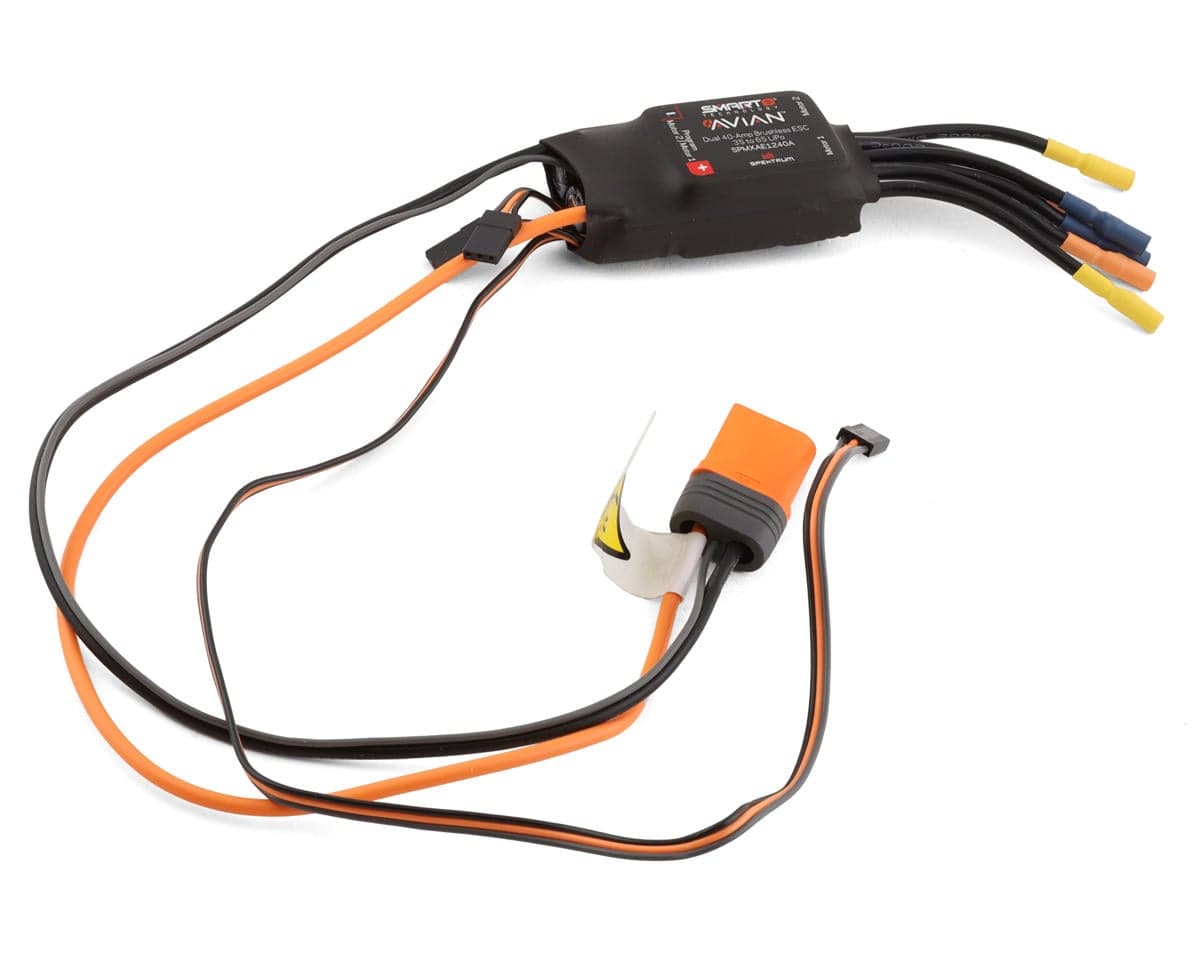Spektrum Avian Dual 40A Smart Lite Brushless ESC SPMXAE1240A