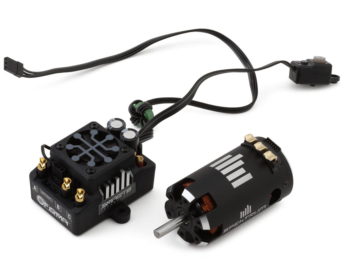Spektrum SPMXSEMC19 Firma 130A Brushless Smart ESC and 4500Kv Sensored Motor Combo