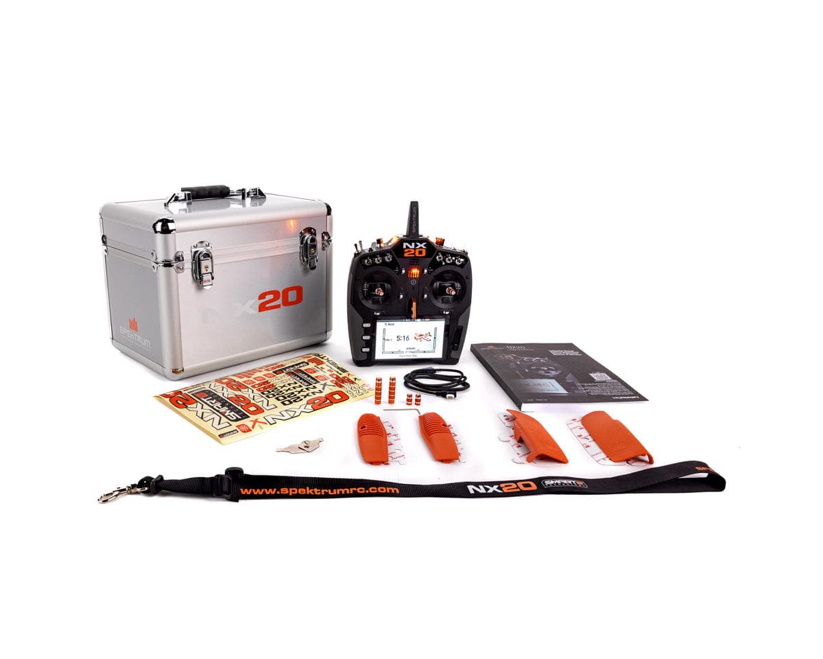 Spektrum NX20 2.4Ghz DSM-X 20 Channel Transmitter Only, SPMR20500