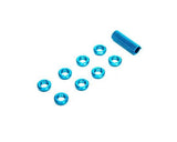 Spektrum Radio Blue Switch Nuts with Wrench, 8pcs
