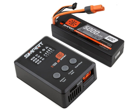 Spektrum Smart PowerStage 5000mAh 3S 50C IC5 LiPo with S100 Charger SPMX-1034