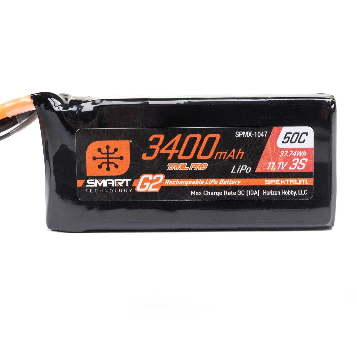 Spektrum Smart G2 Trail Pro 3400mah 3S 11.1V 50C LiPo Battery with IC3 Connector - Hobbytech Toys