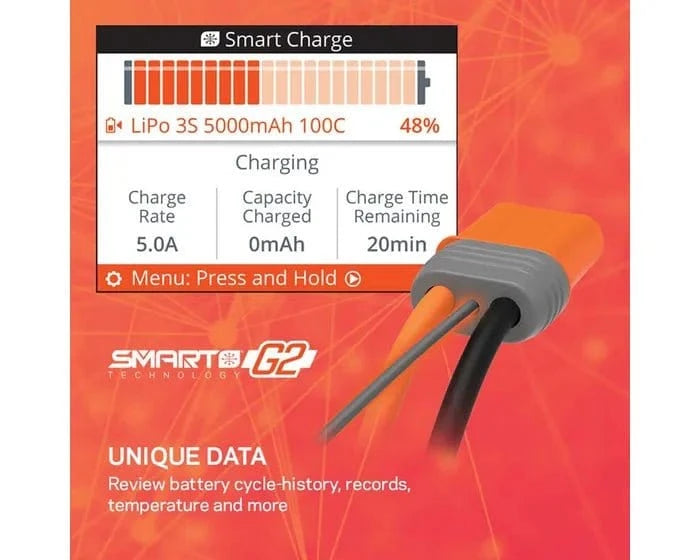 Spektrum Smart S155 G2 55w 240v Charger [SPMXC2050AU] - Hobbytech Toys