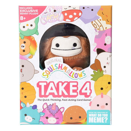 Squishmallows Take 4 Card Game - Hobbytech Toys