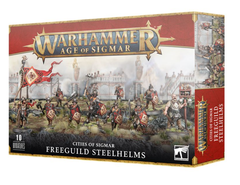 GW 86-06 Warhammer Age of Sigmar: Cities of Sigmar,Freeguild Steelhelms - Hobbytech Toys