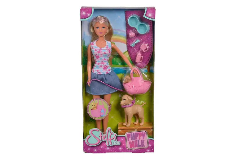 Steffi Love Puppy Walk Set