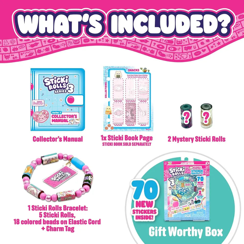 Sticki Rolls Sticki Band Single Pack - Assorted (1)