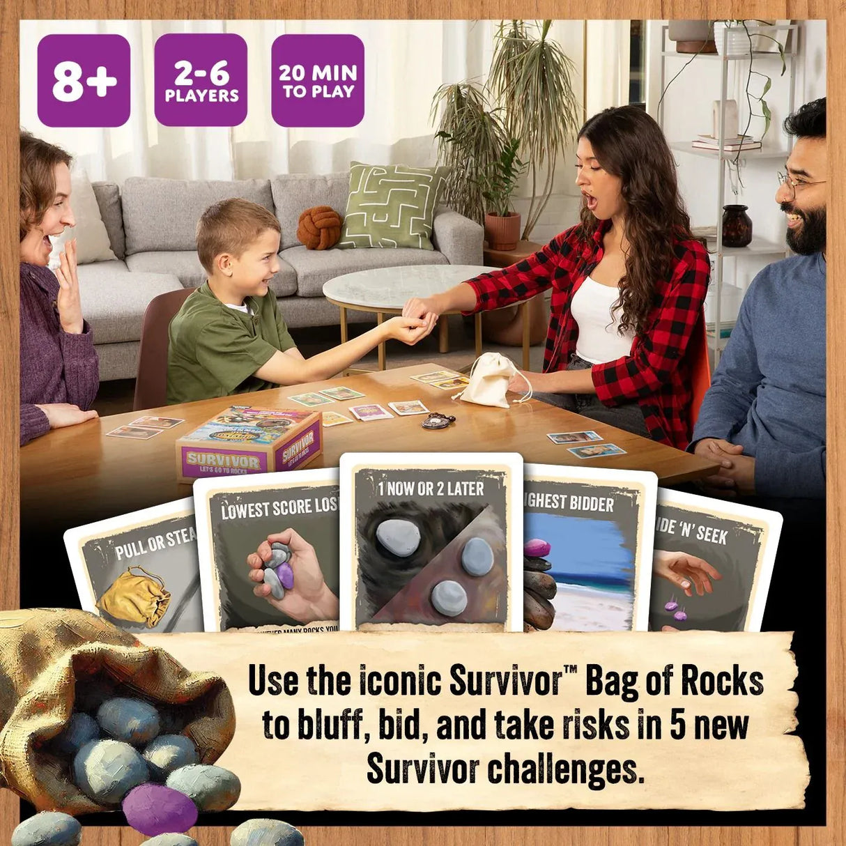 Survivor - Lets Go To Rocks The Card Game