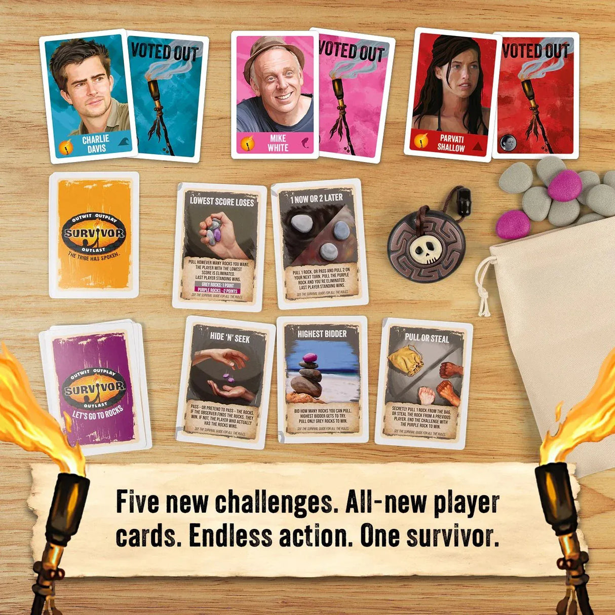 Survivor - Lets Go To Rocks The Card Game