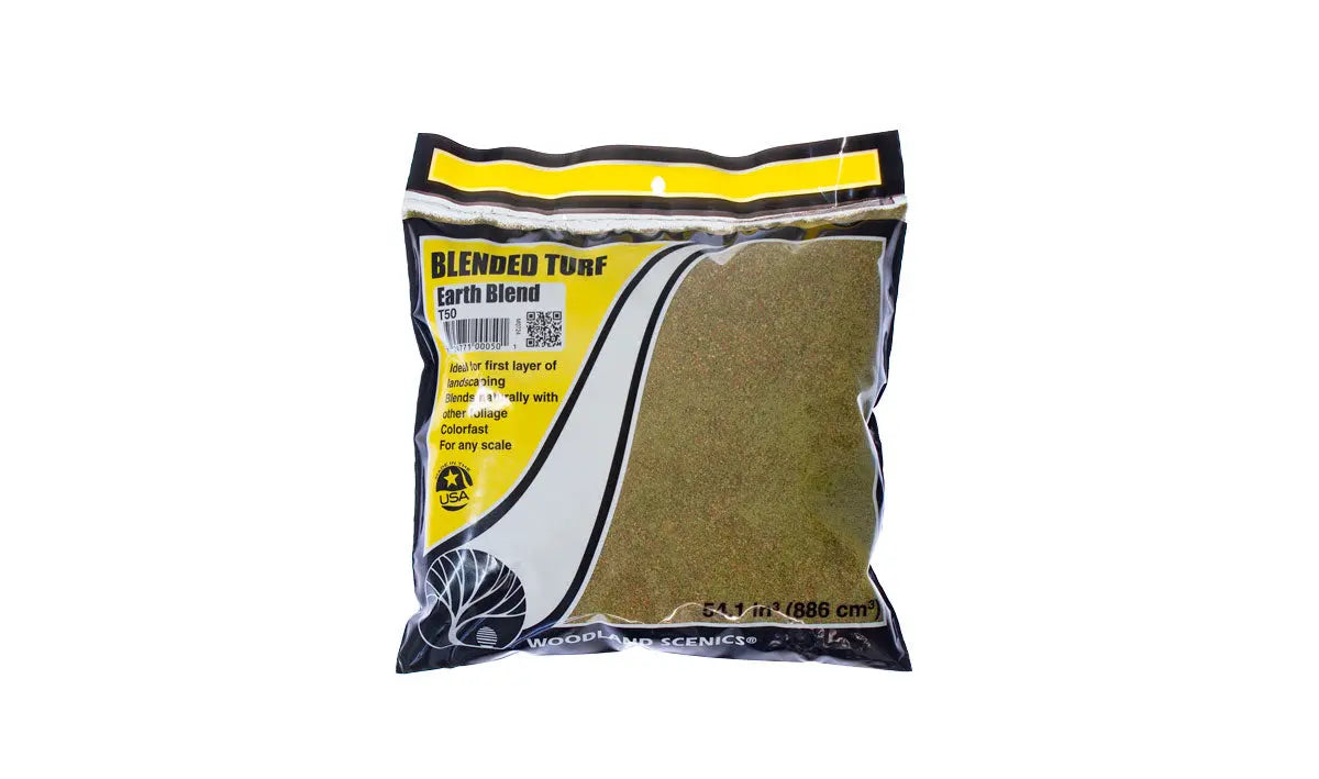 Woodland Scenics T50 Blended Turf Earth Large