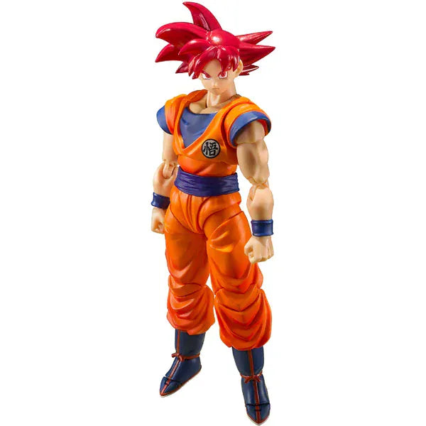 Tamashii Nations S.H Figuarts Super Saiyan God Son Goku -Saiyan God Of Virute