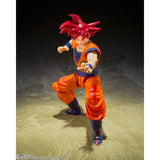 Tamashii Nations S.H Figuarts Super Saiyan God Son Goku -Saiyan God Of Virute