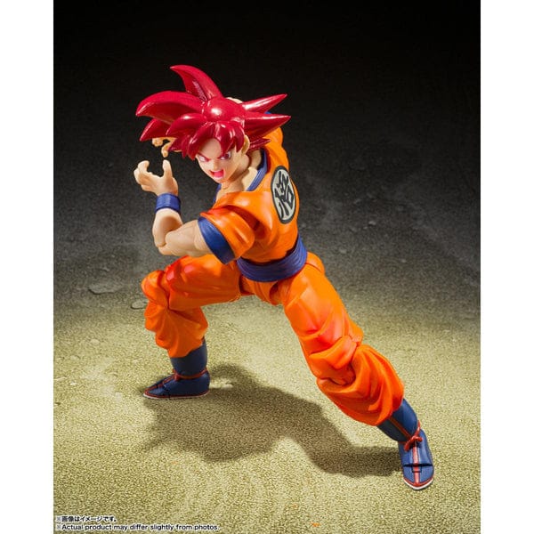 Tamashii Nations S.H Figuarts Super Saiyan God Son Goku -Saiyan God Of Virute