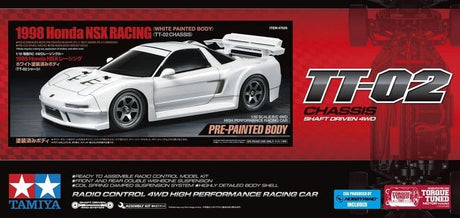 Tamiya 1/10 1998 Honda NSX Racing TT - 02 RC Car Kit [47506] - Hobbytech Toys
