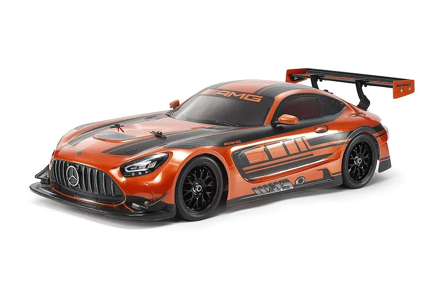 Tamiya 1/10 Mercedes-AMG GT3 EVO 1/10 Orange Painted Body (TT-02) RC Car Kit [47519]