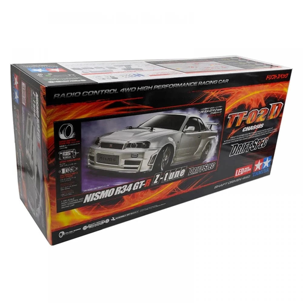 Tamiya 1/10 Nissan R34 GT-R Z Tune 4wd TT-02D RC Drift Car Kit [58605]