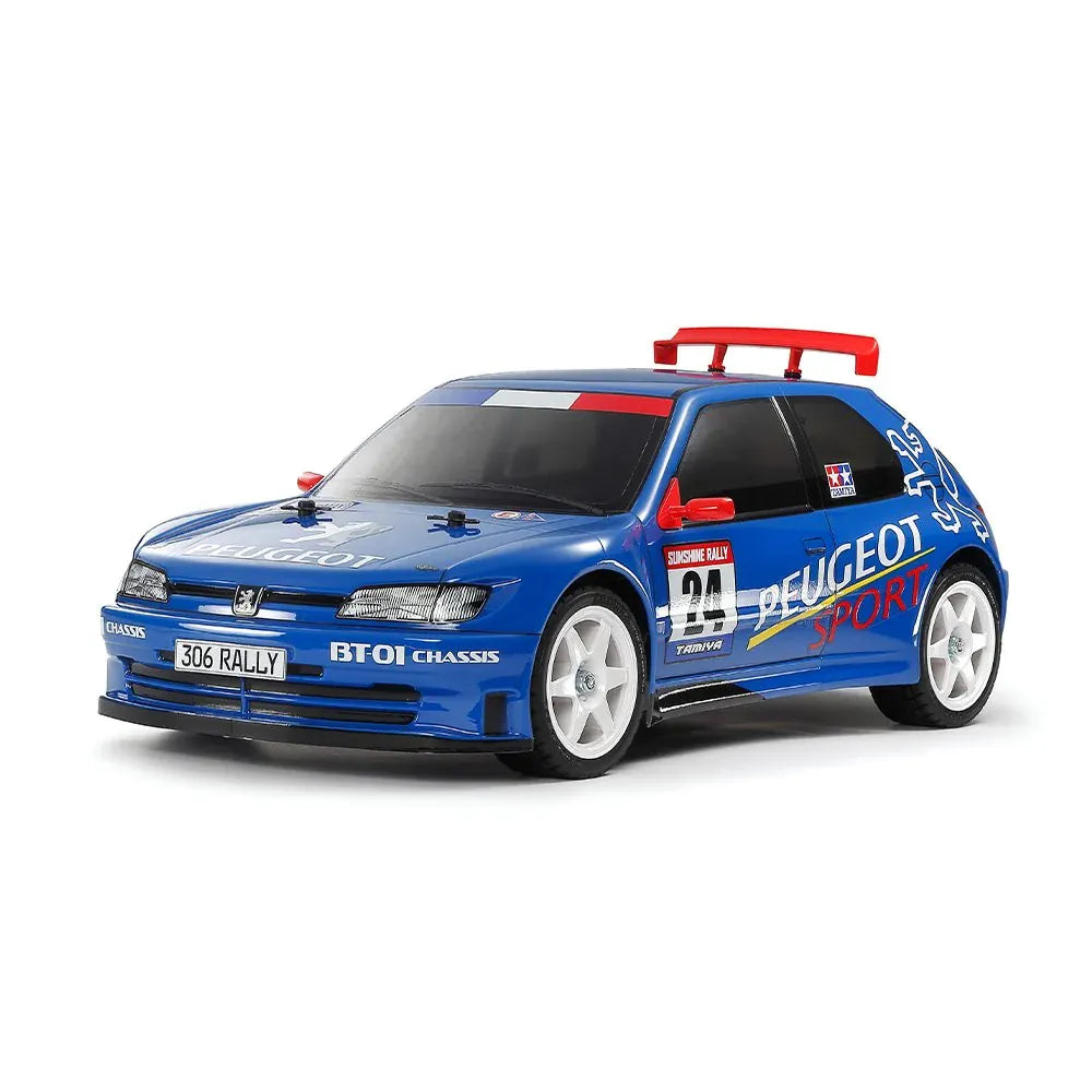 Tamiya 1/10 Peugeot 306 Maxi (BT-01) Blue Painted RC Car Kit [47513]