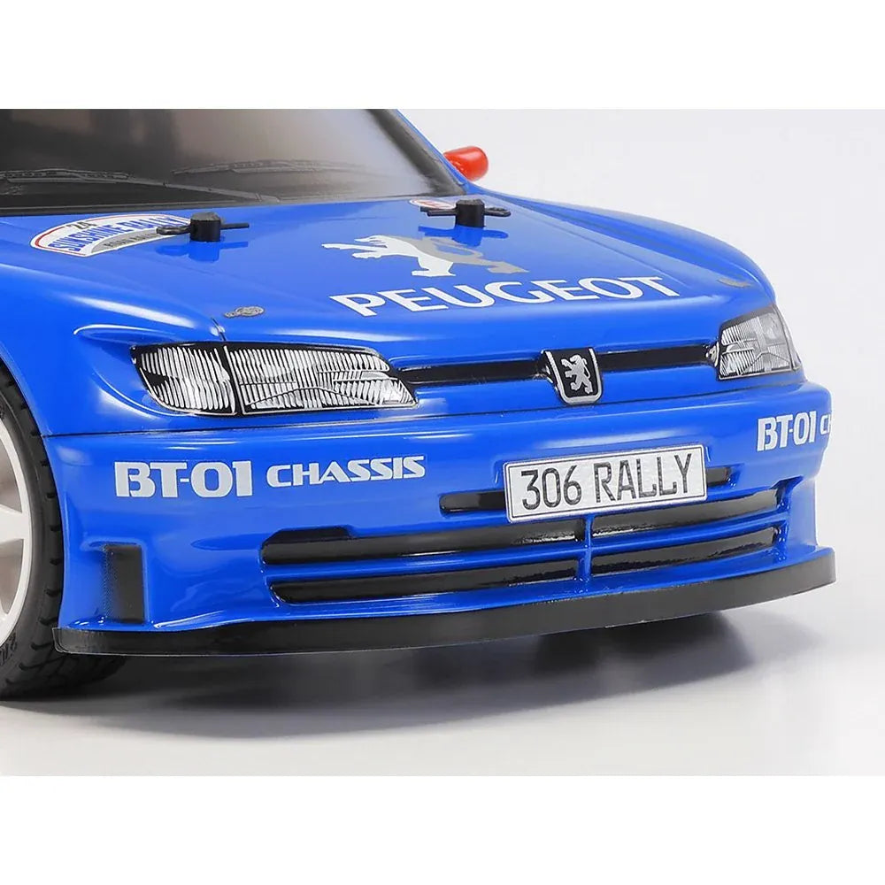 Tamiya 1/10 Peugeot 306 Maxi (BT-01) Blue Painted RC Car Kit [47513]