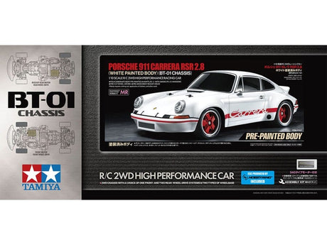 Tamiya 1/10 Porsche 911 Carrera RSR 2.8 RC Kit - Pre Painted [47507] - Hobbytech Toys