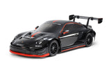 Tamiya 1/10 Porsche 911 GT3 R (992) TT-02 - Limited Edition Black Painted Body RC Car Kit [47512]