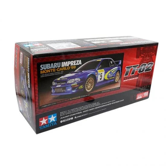 Tamiya 1/10 Subaru Impreza Monte-Carlo 99 TT-02 RC On Road Kit [58631]
