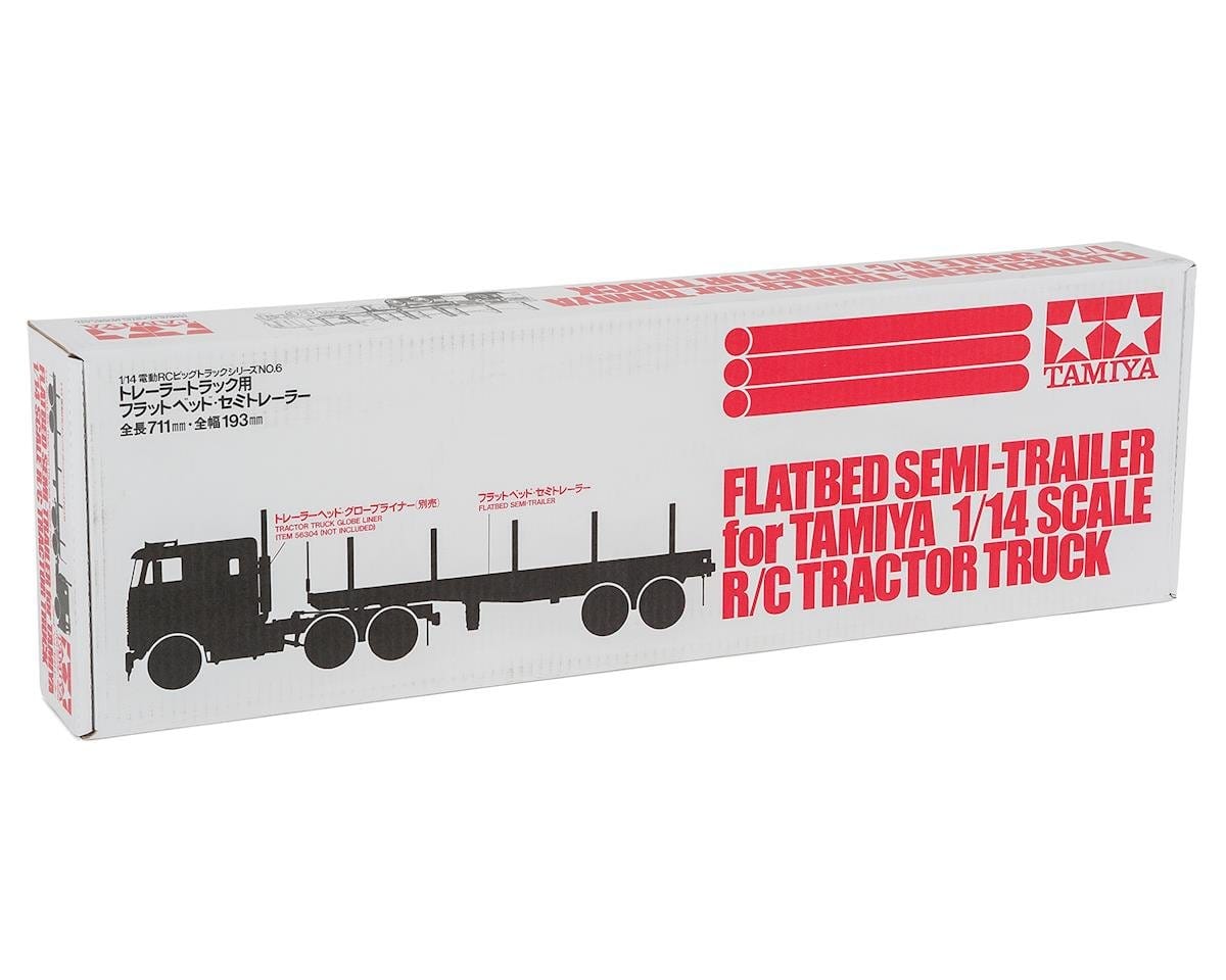 Tamiya 1/14 Flatbed Semi Trailer Kit - Hobbytech Toys