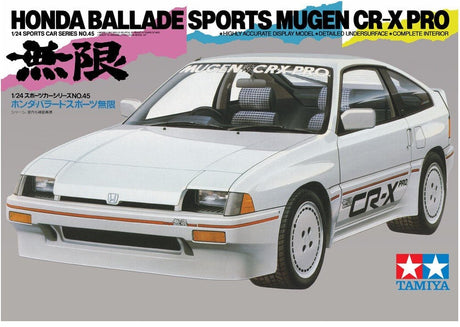 Tamiya 1/24 Honda BALLADE Sports Mugen CR - X Pro Plastic Model Kit [24045] - Hobbytech Toys