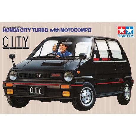 Tamiya 1/24 Honda City Turbo (Upgraded Decals) Plastic Model Kit [24369] - Hobbytech Toys