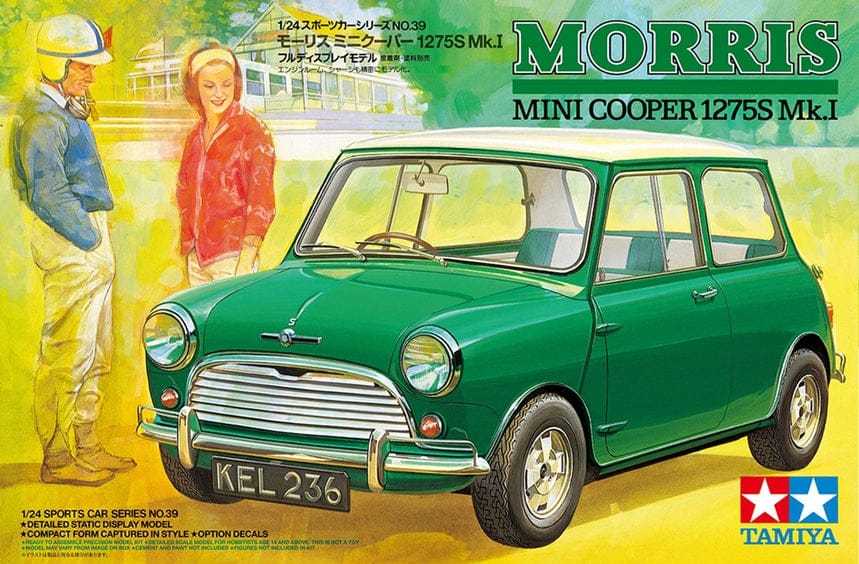 Tamiya 1/24 Morris Mini Cooper 1275S Mk.I Plastic Model Kit [24039]