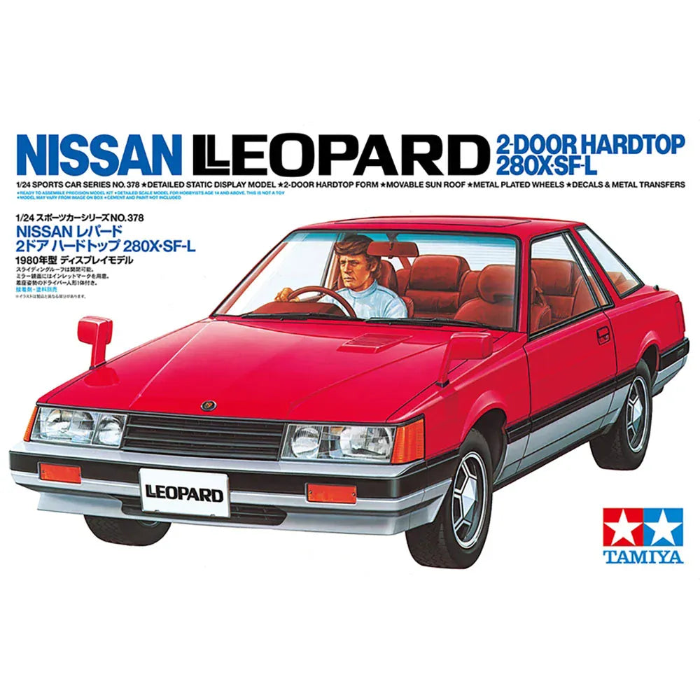 Tamiya 1/24 Nissan Leopard 2-Door Hardtop 280X SF-L Plastic Model Kit [24378]