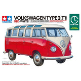 Tamiya 1/24 Volkswagen Type 2 (T1) Red/White (Clic Loc Kit)