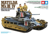 Tamiya 1/35 Matilda Mk.III/IV British Infantry Tank Plastic Model Kit [35300]