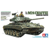Tamiya 1/35 U.S. Light Tank M24 Chaffee European Theater Plastic Model Kit [35391]