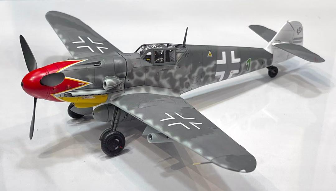 Tamiya 1/48 Messerschmitt Bf109 G-6 Late Plastic Model Kit [61128]