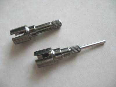 Tamiya 19804449 Rear Diff Shaft Set A and B