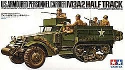 TAmiya 35070 1/35 U.S M3A2 Personnel Carrier Plastic Model Kit - Hobbytech Toys