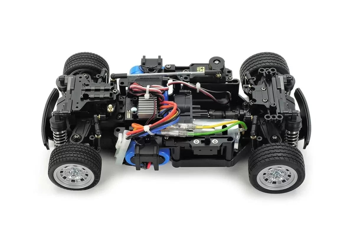 Tamiya 47492 Fiat Abarth 1000 TCR - Prepainted Blue/Grey RC Car Kit (MB - 01) - Hobbytech Toys
