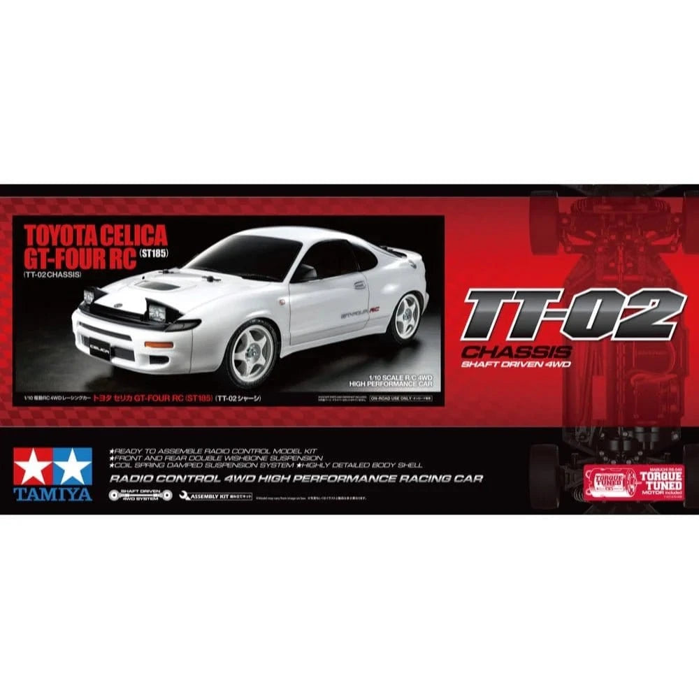 Tamiya 47500 Toyota Celica GT - Four ST185 TT - 02 RC Kit - Hobbytech Toys