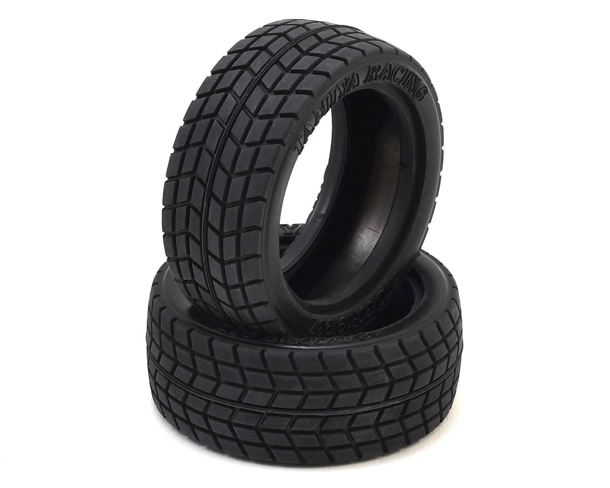 Tamiya Racing Radial Tire Set (2) - Hobbytech Toys