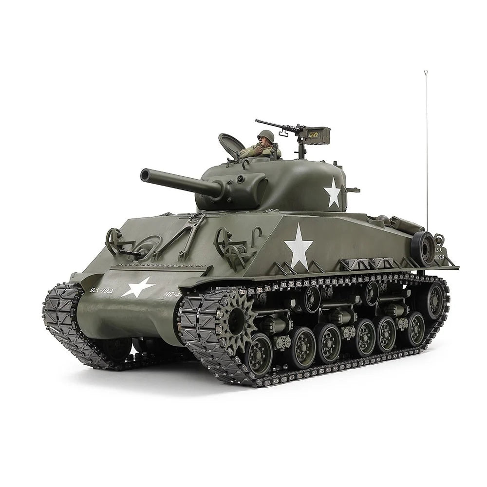 Tamiya RC 1/16 M4 Sherman 105mm Howitzer RC Tank Kit [56048] - Hobbytech Toys