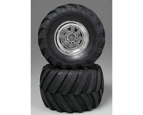 Tamiya Rear Tire/Wheel (2) (58242) - Hobbytech Toys