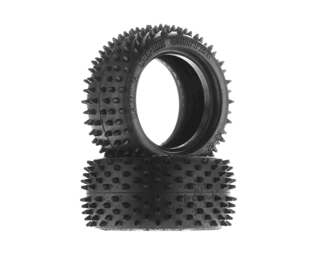 Tamiya Square Spike Rear 2WD Buggy Tires (2) - Hobbytech Toys
