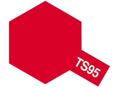 Tamiya TS-95 Pure Metallic Red Spray Paint (100ml) [85095]